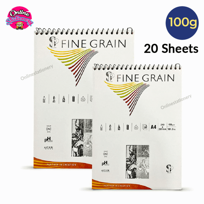 Sp Paper SP Fine Grain Scholar Paper Sketchbook 20 Sheets, 150gsm - online ...