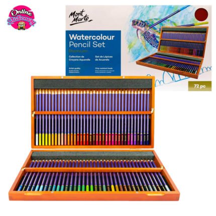 Mont Marte Watercolor Pencils Set 72Pcs