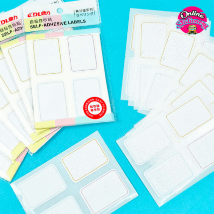 DL Label Stickers Sheets Set of 10 – Style 2