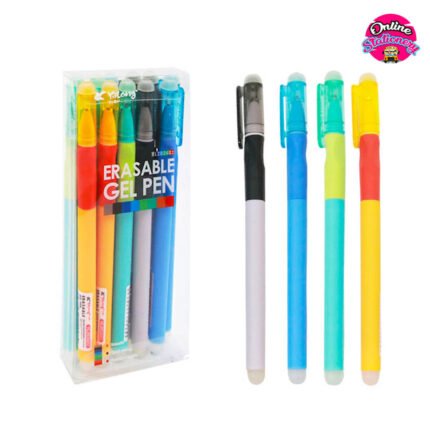 Yalong Erasable Gel Pen 0.5mm Blue Ink