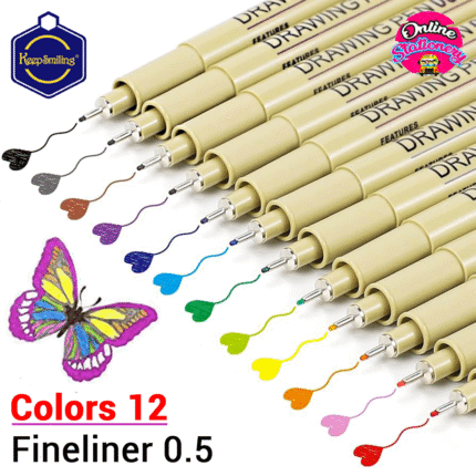 Keep Smiling Micro Fineliner Pens 0.5
