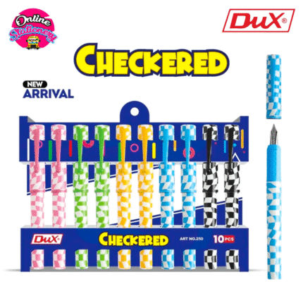 Dux Checkered Fountain Pen Single Piece
