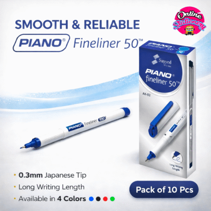 Piano 50 Fineliner 0.3mm 10Pcs Box