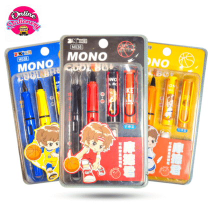 Z&X Mono Cool Boy Erasable Fountain Pen Set 2Pcs