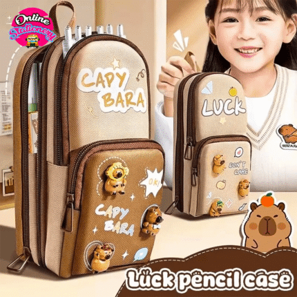 3D Multipurpose Large Capacity Capy Bara Pencil Case