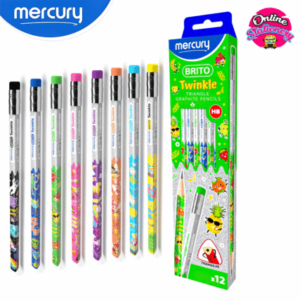 Mercury Twinkle Graphite Pencil Box 12Pcs