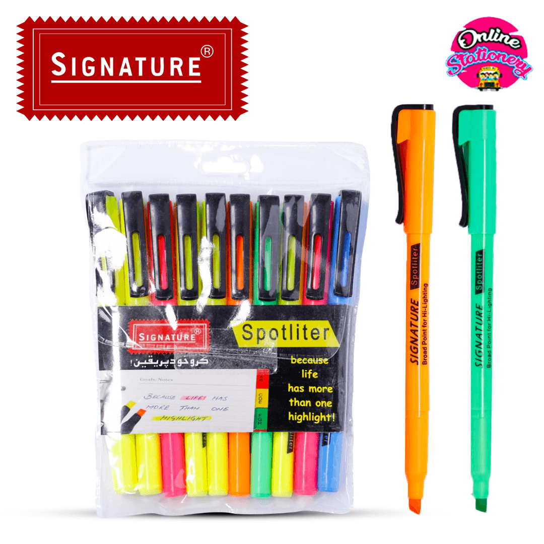 Signature Spotliters highlighter Multicolor