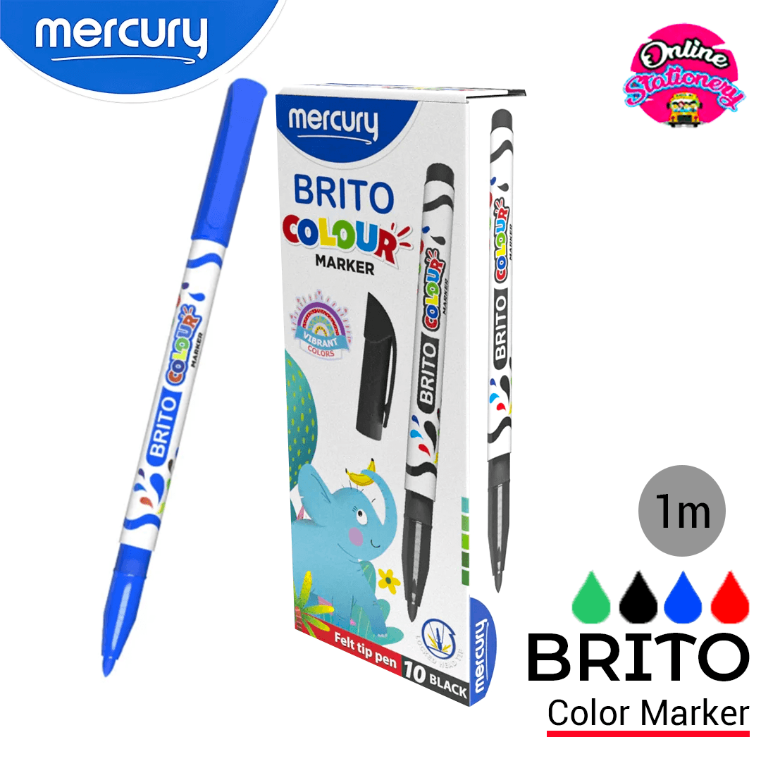 Mercury BRITO Color Markers Box