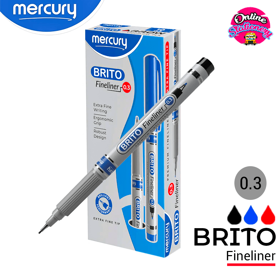 Mercury BRITO Fineliner Pen 0.3mm
