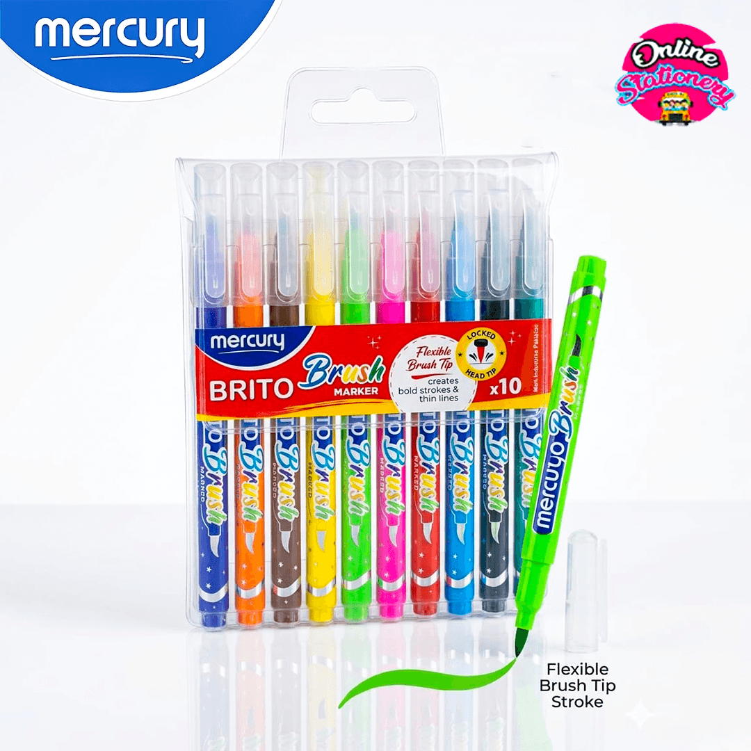 Mercury BRITO Brush Markers Set