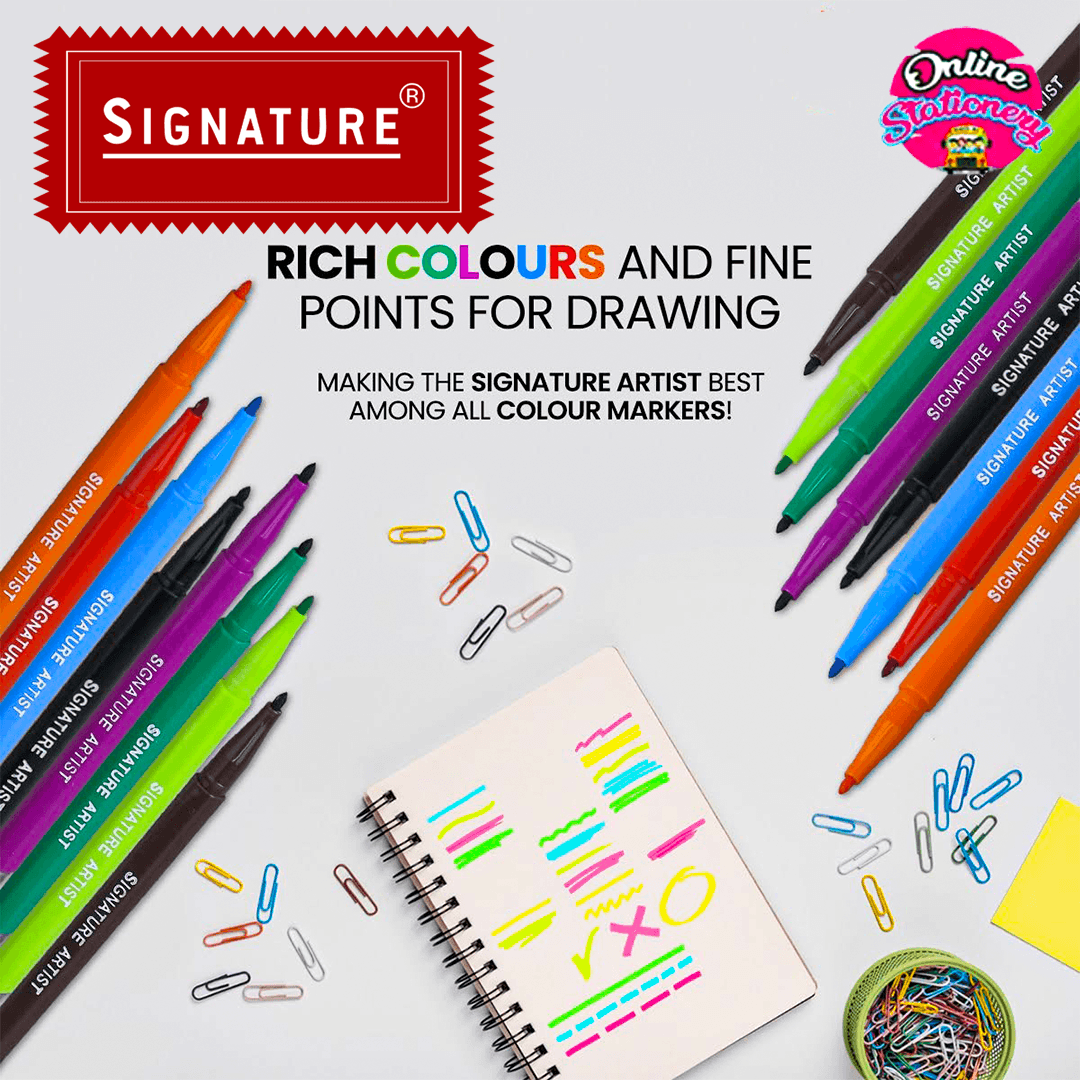 Signature Artist Sketch Markers Set