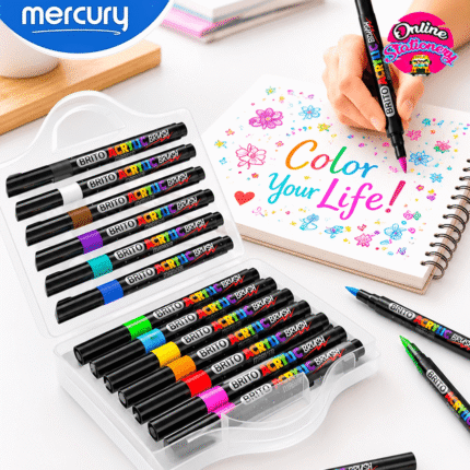 Mercury Premium Acrylic Brush Markers Set
