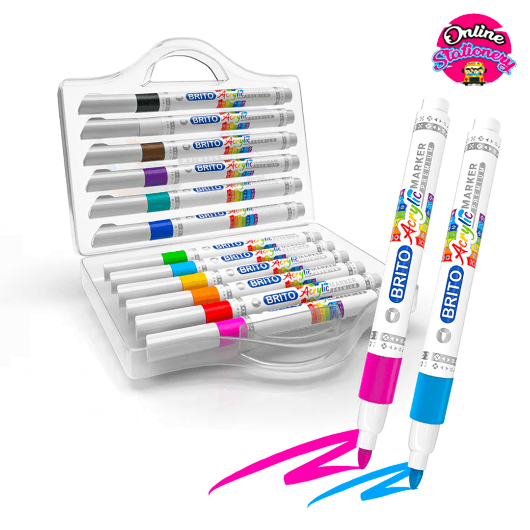 Mercury Premium Acrylic Brush Markers