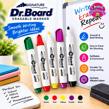 Signature Color Whiteboards Markers Set 6pcs