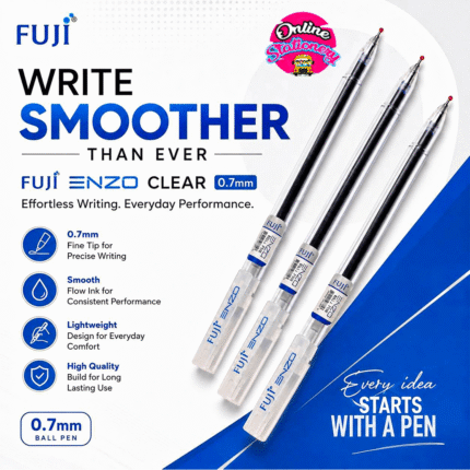 Fuji ENZO Clear Ballpen 0.7mm