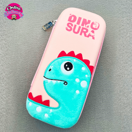 3D Dino Pencil Case Pouch