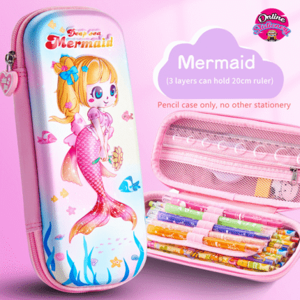 3D EVA Mermaid Pencil Case Pouch
