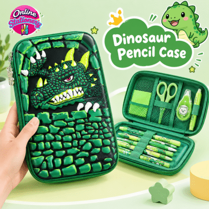 3D Dinosaur Space Pencil Case Pouch