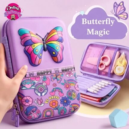 3D EVA Butterfly Pencil Case Pouch