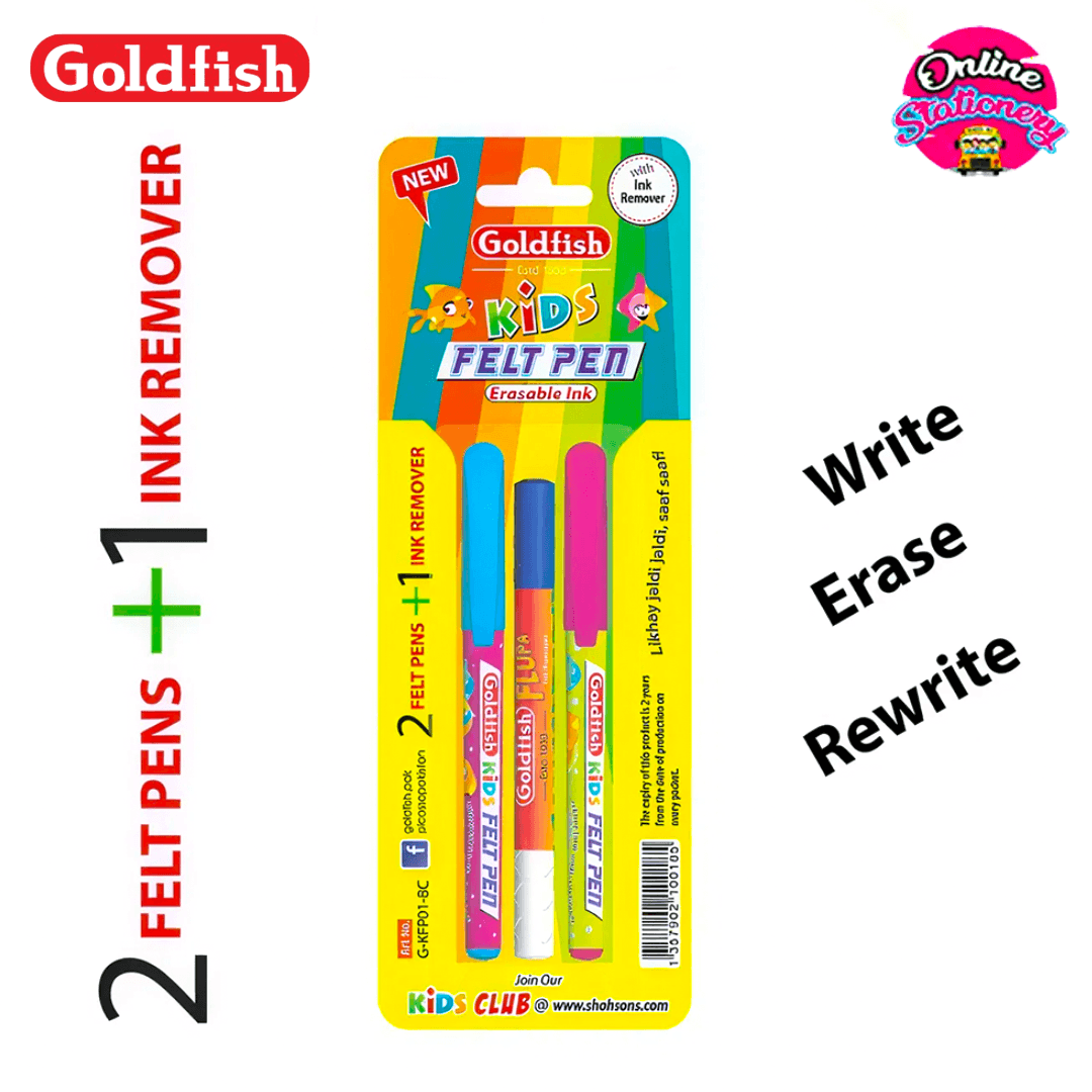 Goldfish 2 In 1 Felt Pen+Ink Remover