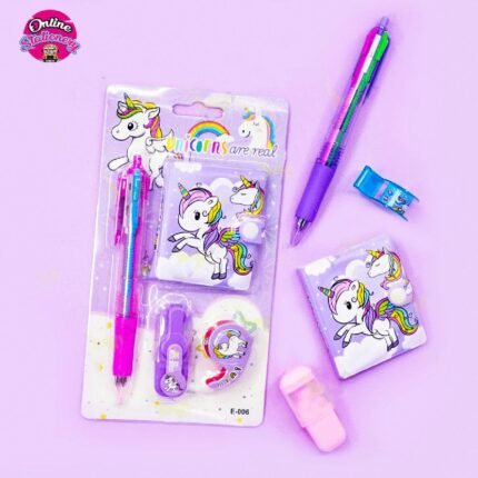 4 in 1 Unicorn Stationery Set
