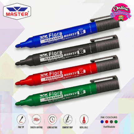 Master Flora Round Permanent Markers