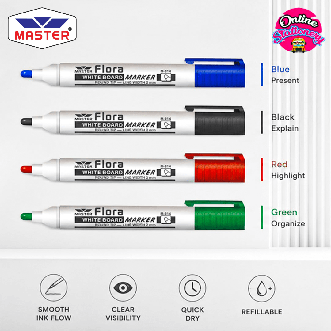 Master Flora Whiteboard Markers