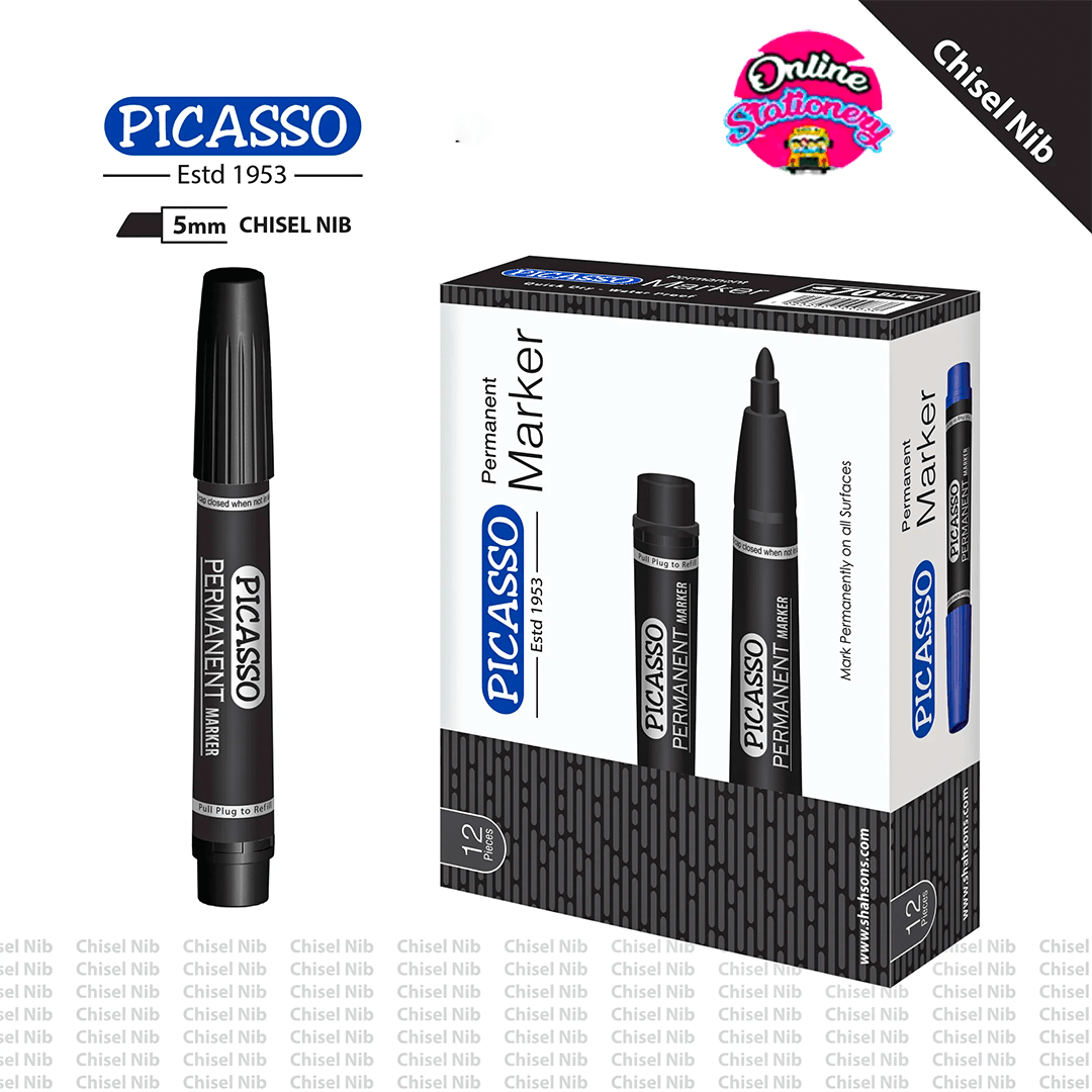 Picasso Permanent Marker Chisel Nib