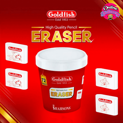 Goldfish Flupa Eraser Box Bucket 72pcs