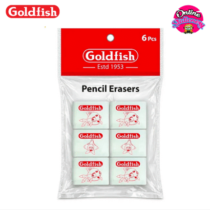Goldfish Flupa Erasers 6pcs