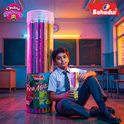 Bahadur Trica Metallic Pencils 24Pcs