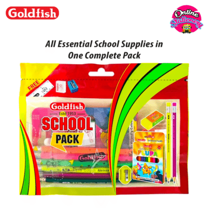 Goldfish School Pack Stationery Set 12pcs