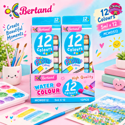 Bertand Pastel Watercolor Paint 12x5ml
