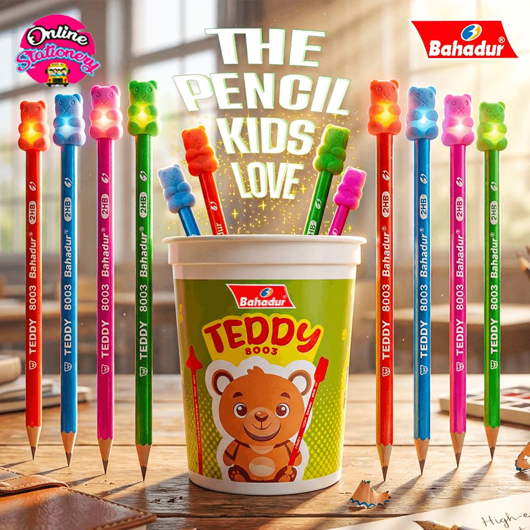 Bahadur Teddy Pencils Jaar