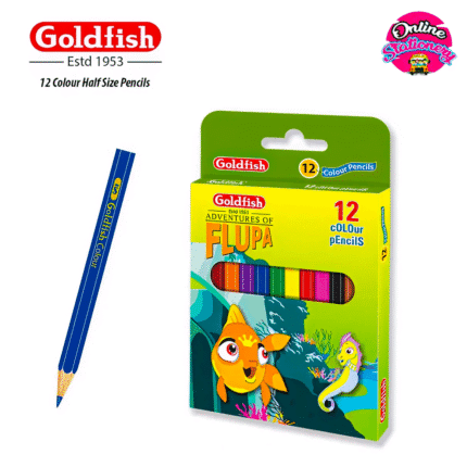 Goldfish FLUPA Half Color Pencil 12Pcs