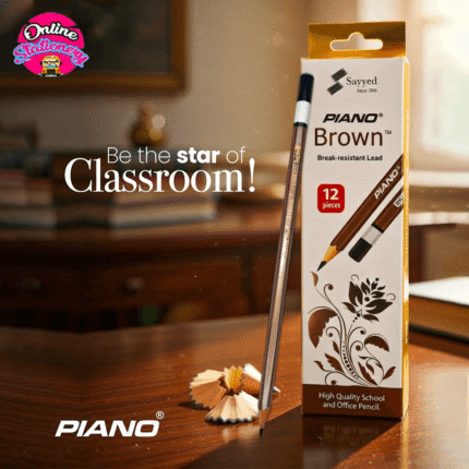 Piano Brown Lead Pencil 12pcs