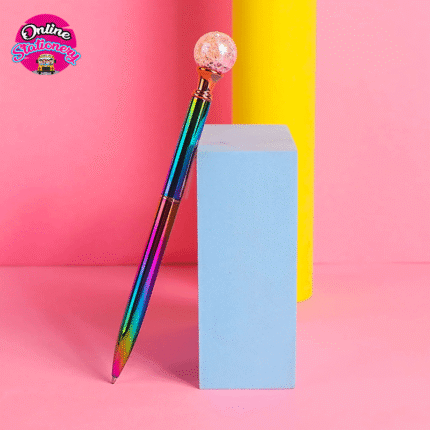 Multicolor Metal Globe Gel Pen 0.7mm