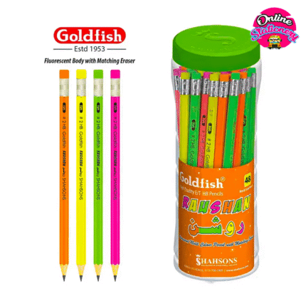 Goldfish Raushan HB Pencils Jar 48Pcs
