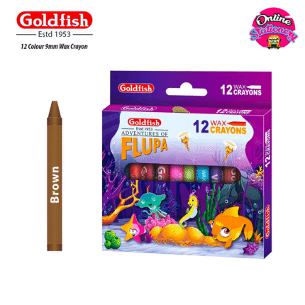Goldfish FLUPA Wax Crayon 12Pcs