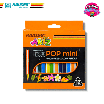 Hauser Pop Mini Color Pencils 12Pcs
