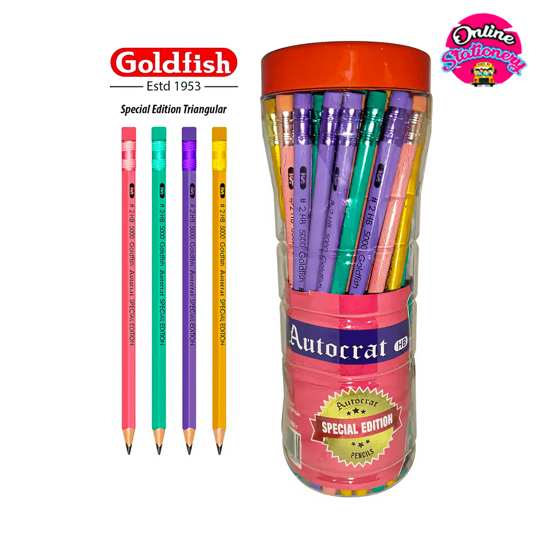 Goldfish Autocrat Special Edition Pencil Jar 48Pcs