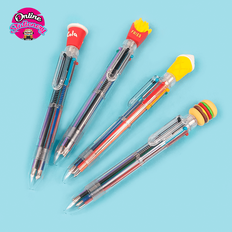 6 In 1 Multicolor Fast Food Ballpen