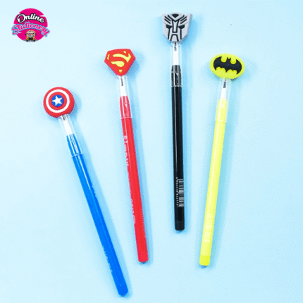 4 Pcs - Cute Super Hero Lead Pencils
